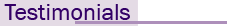 Testimonials