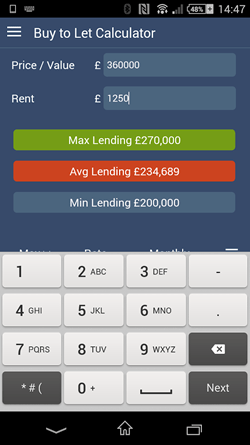 BTLCALC- APP â Free Buy to Let Smartphone application